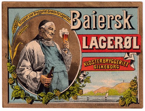 Øletiket fra sidste halvdel af 1890'erne