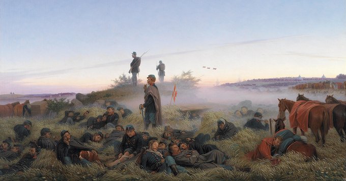 Morgenen efter slaget ved Isted den 25. juli 1850