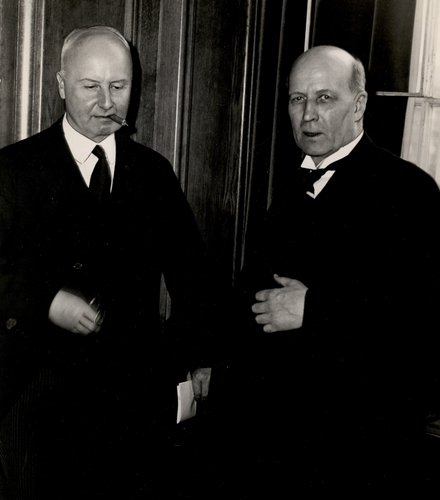 Erik Scavenius og P. Munch i 1940