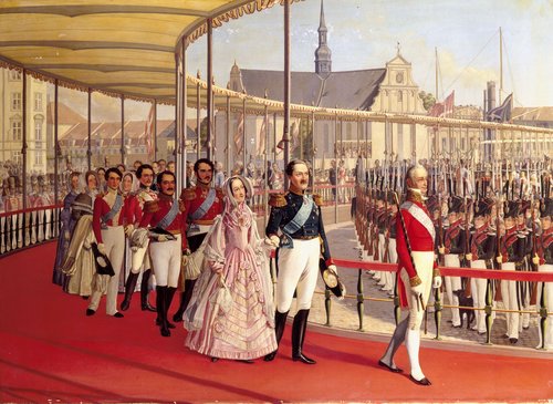 Prins Frederiks (7.) og prinsesse Marianes bryllupsindtog i 1841