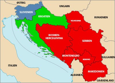Jugoslavien efter Kroatiens løsrivelse