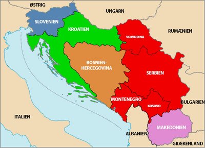 Jugoslavien efter Bosnien-Hercegovinas uafhængighedserklæring 1992