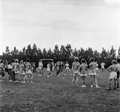 Håndbold på Vestereng i Aarhus 1954