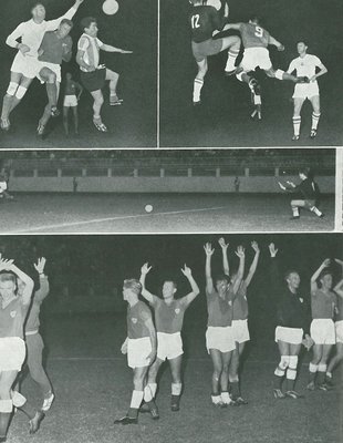 Billeder fra sejren over Ungarn i Semifinalen ved OL i Rom i 1960