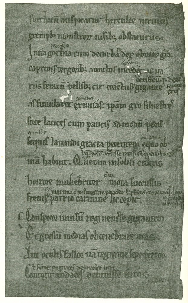 Pergamentsblad af Saxos Krønike