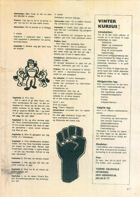 Teaterstykke fra den proletariske friskole, 1976