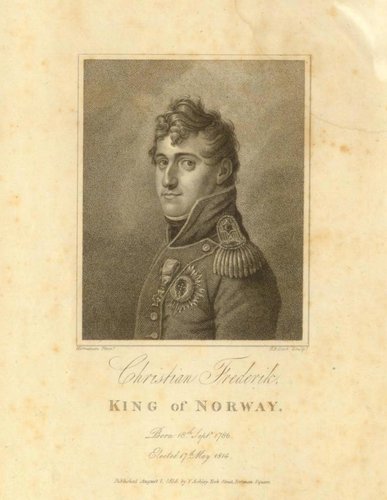  Christian Frederik som konge af Norge
