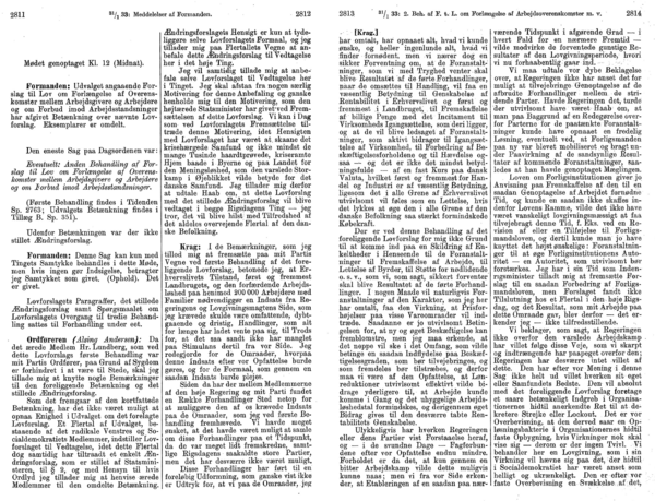 Uddrag af folketingsdebatten den 30. januar 1933