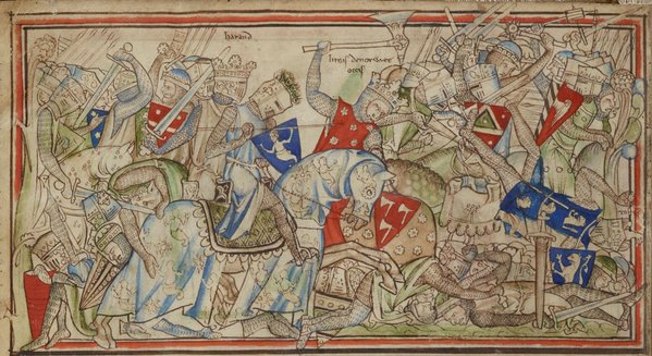Illustration af Slaget ved Stamford Bridge