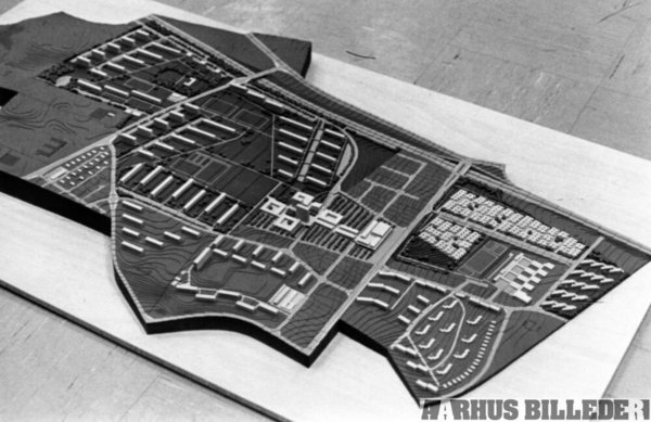 Skalamodel over Gellerupplanen fra 1964