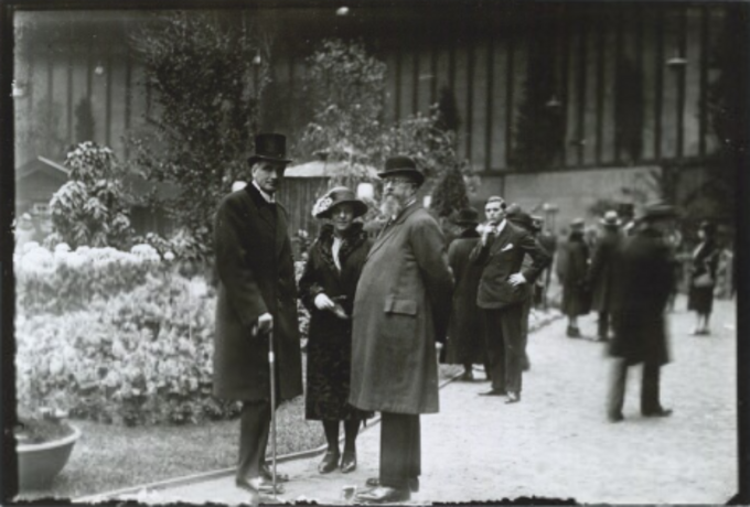 Augusta Erichsen og Thorvald Stauning i Farum 1928