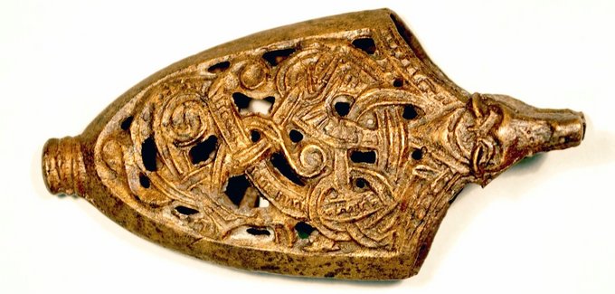 Anglo-skandinavisk beslag af bronze