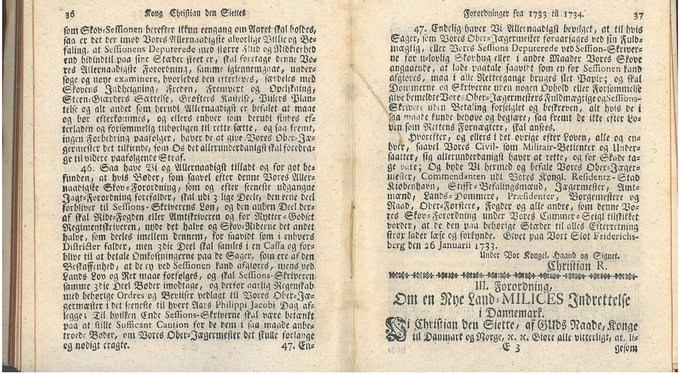 Stavnsbåndsforordningen af 4. februar 1733