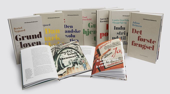 Bøger fra bogserien 100 danmarkshistorier