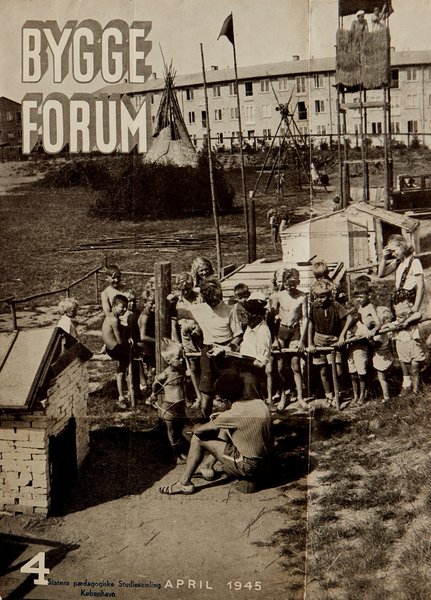 Børn på skrammellegepladsen i Emdrup i sommeren 1944