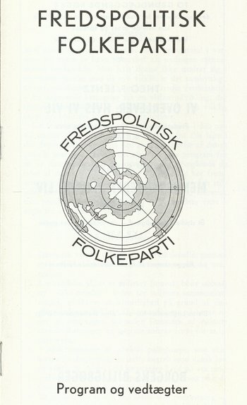 Fredspolitisk Folkepartis partiprogram fra 1965