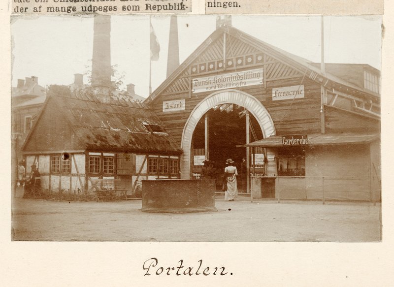 flaske Streng arbejder Den danske koloniudstilling i Tivoli, 1905