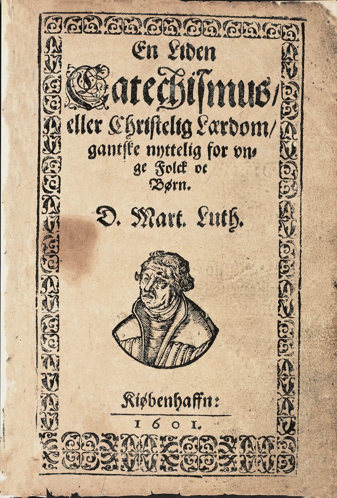 Titelblad til En Liden Catechismus fra 1601