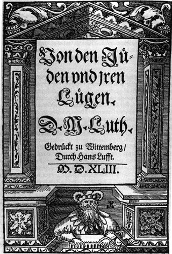 Martin Luthers værk 'Om Jøderne og deres Løgne'