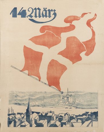 plakaten fra folkeafstemningen om Genforeningen i Sønderjylland 14. marts 1920