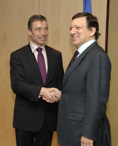 Anders Fogh Rasmussen og kommisionsformand Barroso