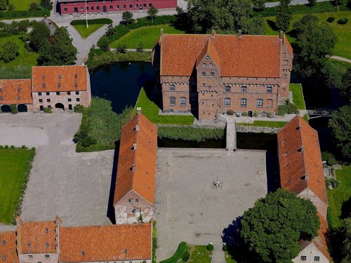 luftfoto af Borreby på Sjælland