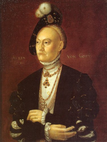 Portræt af Dorothea af Sachsen-Lauenburg