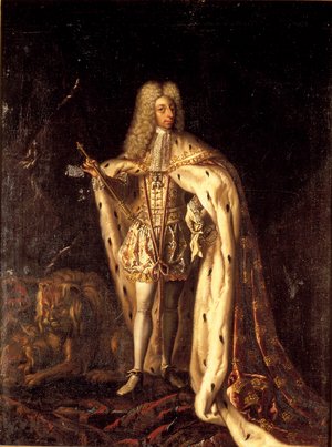 Portræt af Frederik 4. i kroningsdragt