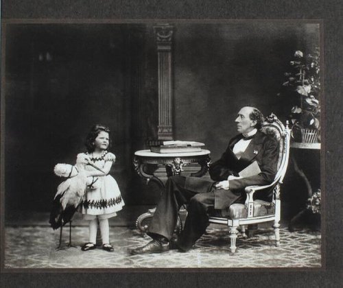 Foto af H.C. Andersen fra 1874