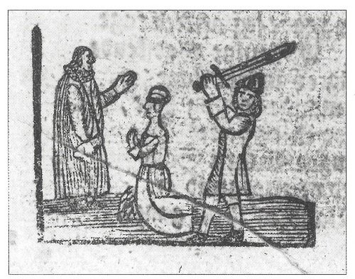 Illustration af en henrettelse
