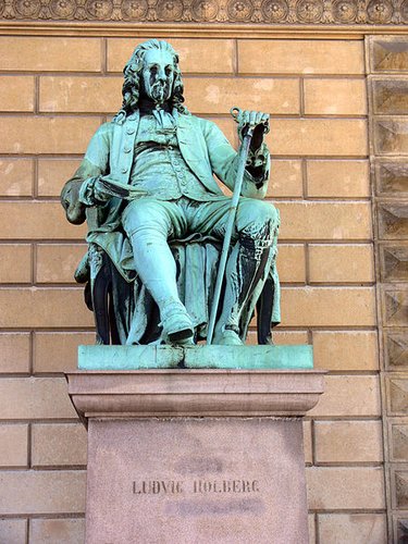 Statue af Ludvig Holberg