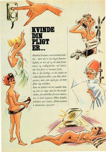 Reklame fra Danske Elværkers Forening 1967