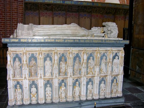Margrete 1.s sarkofag i Roskilde Domkirke