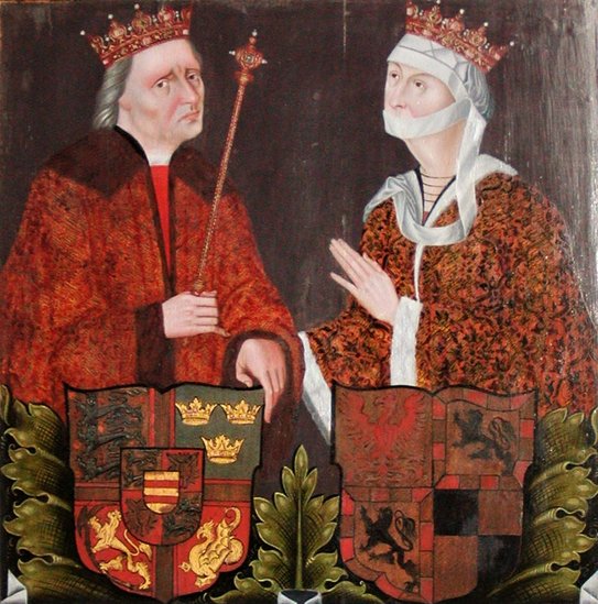 Christian 1. og dronning Dorothea