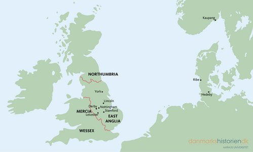 Danelagens byer og de engelske kongeriger