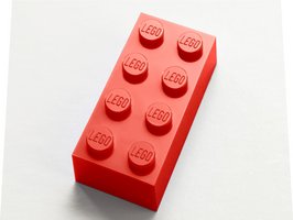 Rød nutidig LEGO-klods