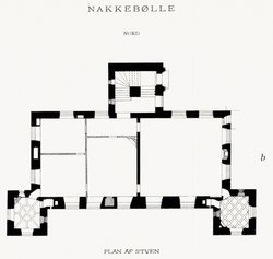 Grundplan af Nakkebølle Herreborg
