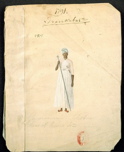 Akvarel fra Tranquebar 1791