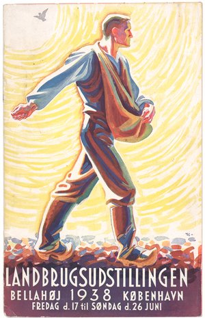 Forsiden til udstillingskataloget for Landbrugsudstillingen i 1938 