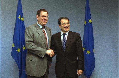 Poul Nyrup Rasmussen og Romano Prodi