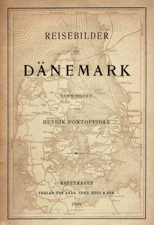 Forside af den danske Turistforenings første landsdækkende guidebog.