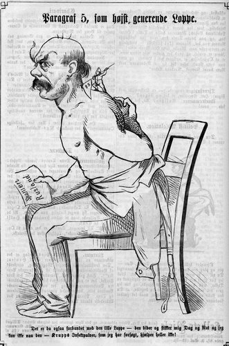 Karikatur af Otto von Bismarck