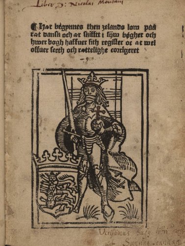 Titelblad Sjællandske Lov 1505