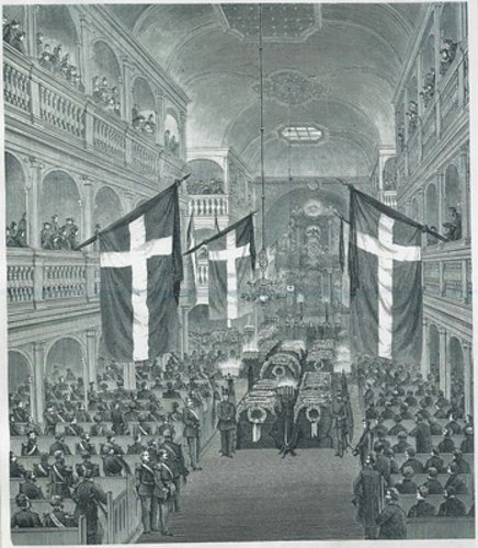 Sørgehøjtideligheden i Garnisonskirke den 27. april 1864