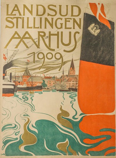 Valdemar Andersens plakat fra Landsudstillingen