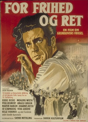Plakat fra film om Grundloven fra 1949 