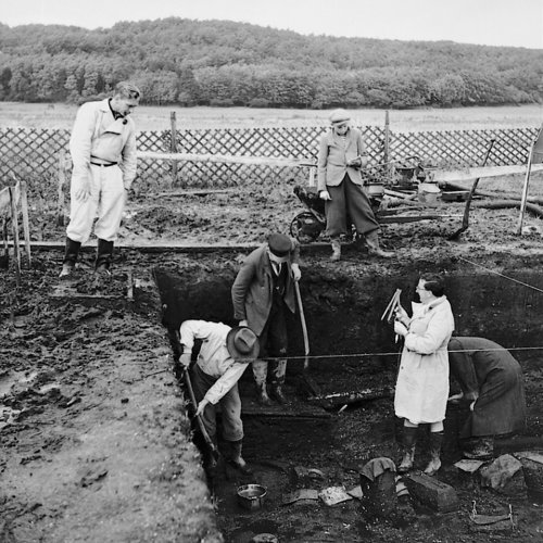 Udgravningen i 1950'erne