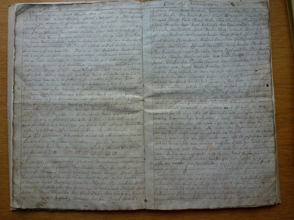 Samlingen af afskrifter af amagerhollændernes vedtægter 1596-1711