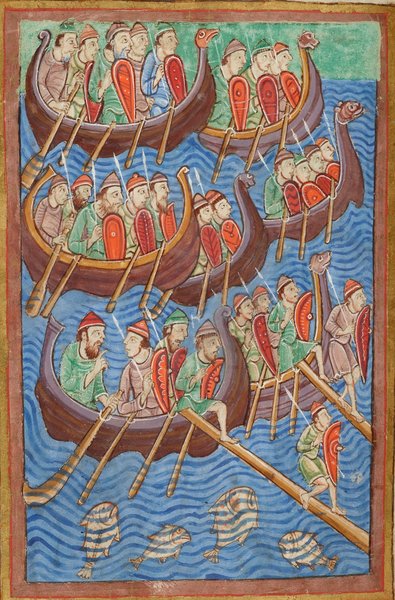 Vikinger indvaderer England