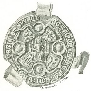 Dronning Margrete 1.s segl, 1375-76